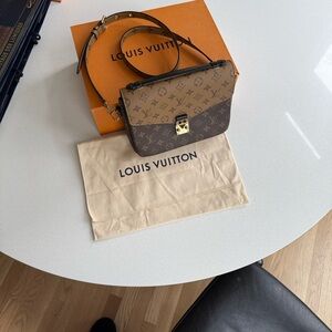 Louis Vuitton Tan and Brown Monogram Crossbody Bag